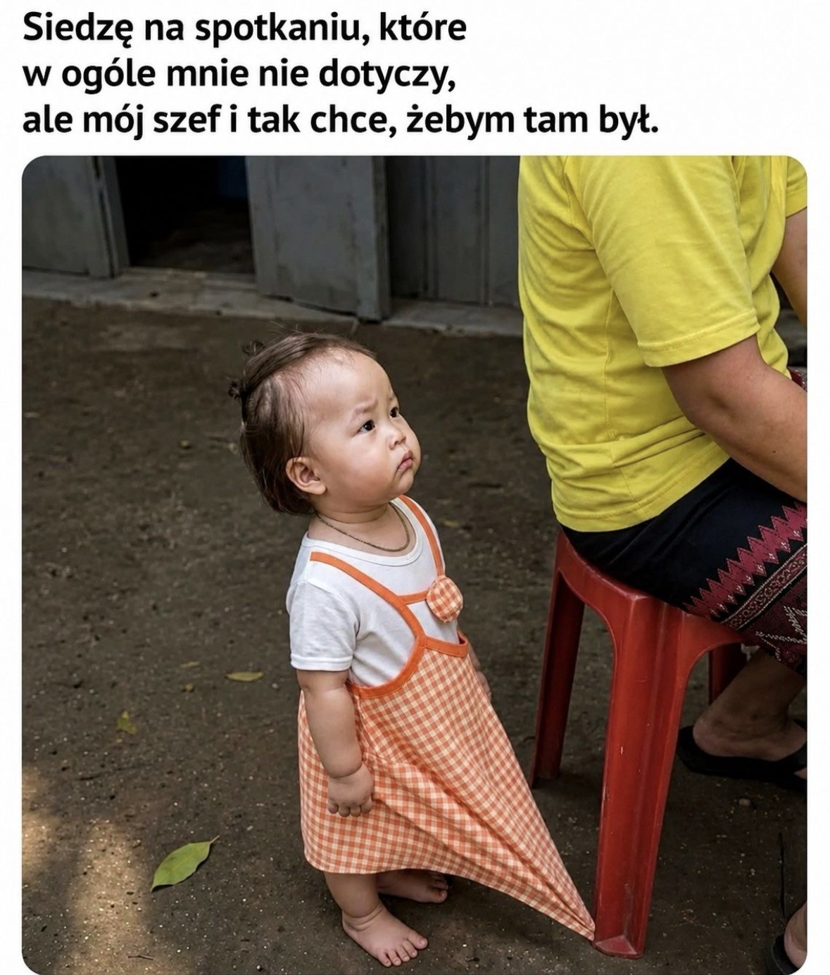 mem o spotkaniu, które nikogo nie dotyczy